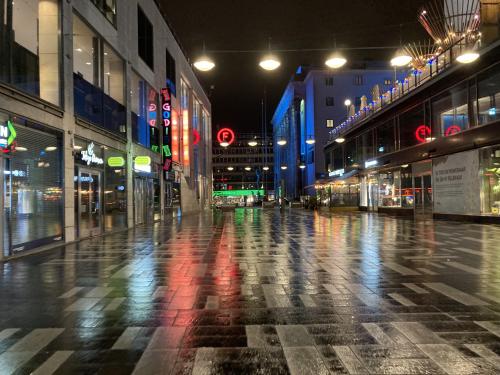 Monday night in Stockholm