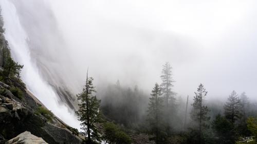 “The Eerie Fog” @ Nevada falls, Yosemite