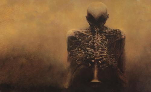 Zdzisław Beksiński's The Trumpeter