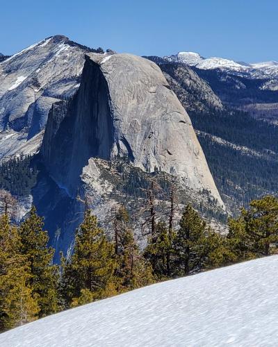 Taking in Half Dome from Sentinal Dome, Yosemite National Park, CA, USA