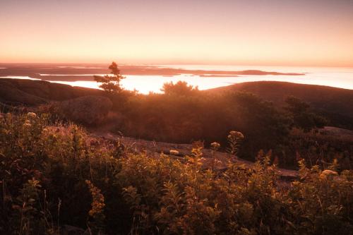 Sunrise from Acadia National Park’s Cadillac Mountain