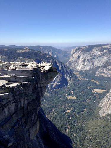 The diving board, Half Dome, Yosemite, CA