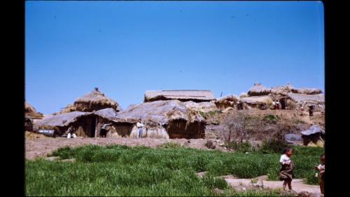 Village in the countryside in South Korea, 1956