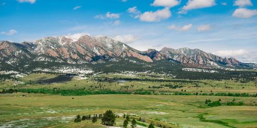 Boulder, Colorado, has one of the best skylines I've ever seen