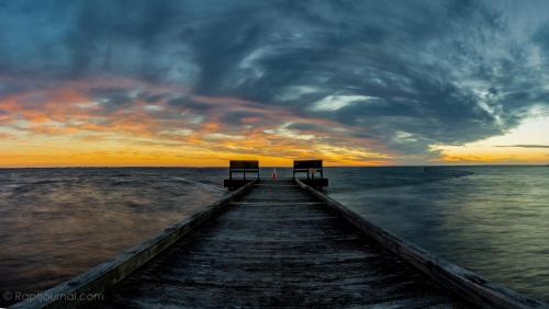 Sunset on Lake Phelps, NC