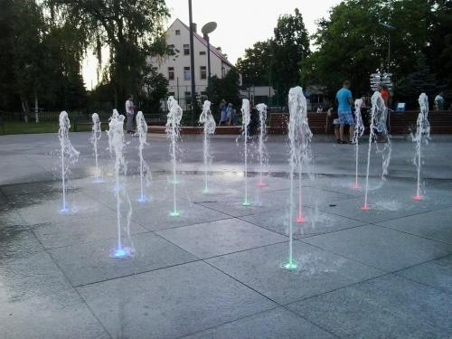 Fountain in Polkowice, Poland