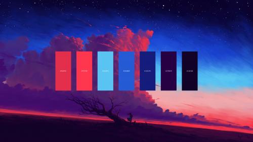 Sunset Clouds color palette