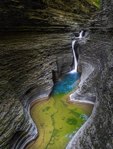 Pluto Falls in Watkins Glen, NY