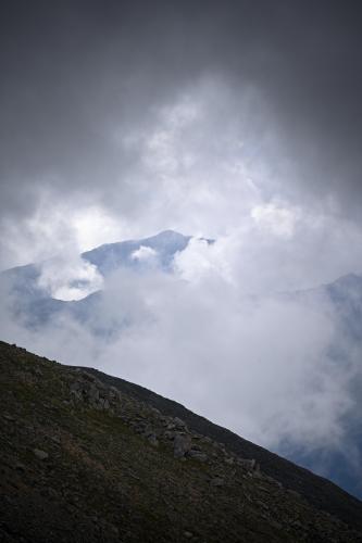 A photo from Mt. Yale in Colorado at around 13,000 ft above sea level