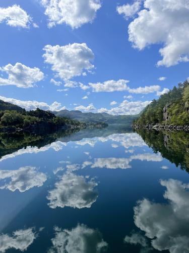 Beautiful day on Lysefjord, Norway