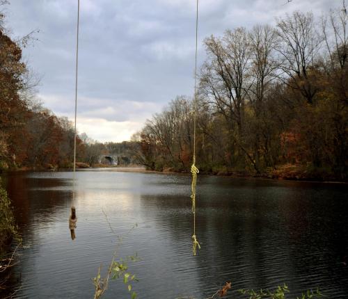 Creek in the fall, Bucks County, Pennsylvania