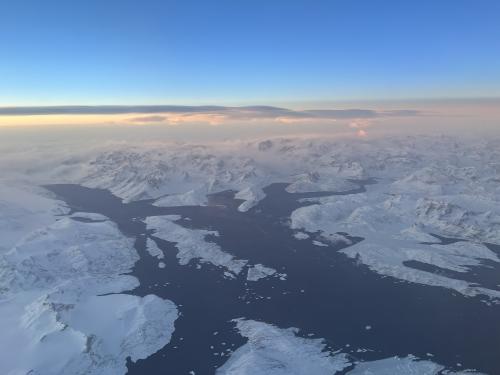 Got a breathtaking view of southern Greenland on my flight today.