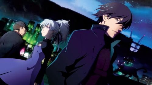 Cover of Anime called Darker than black Upscaled using GAN AI