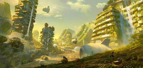 Solarpunk City by Tiago Sousa