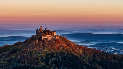 Hohenzollern Castle Landscape Scenery