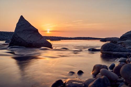 A small river on the shores of the Black Sea