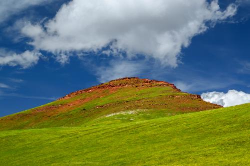 Summer day like a Windows wallpaper, Rocky Mountains USA