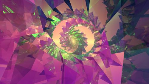 Glass Pyramid Spiral