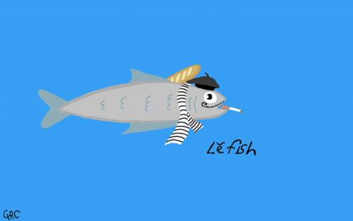 LE FISH wallpaper I drew in ms paint for my macbook