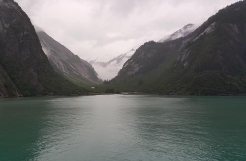 A cloudy day in Alaska's Inside Passage