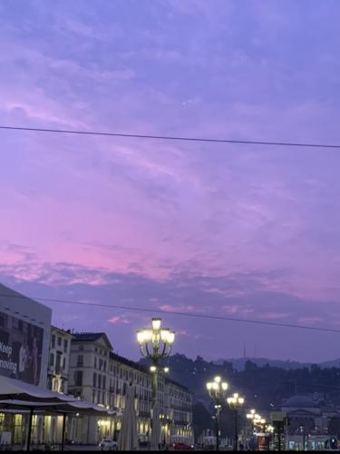 The sky looked pink and violet, decided to take a quick picture. Turin