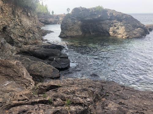 Just a nice, slow, measured, drop down into a point at Blackrocks, Presque Isle, Marquette, MI, USA