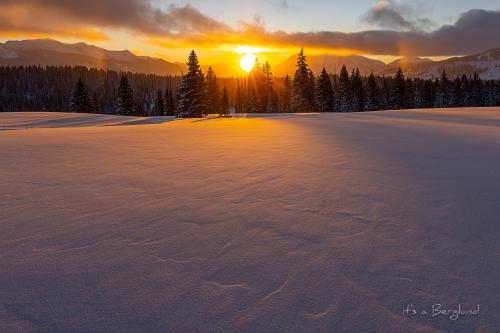 Fresh snow and -9F after the storm, Colorado