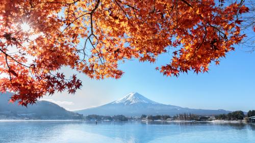 Fuji Volcano, early winter