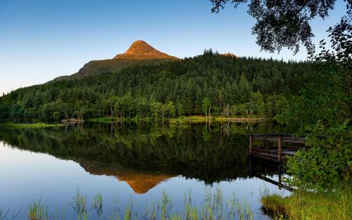 Sunset on Glencoe Lochan