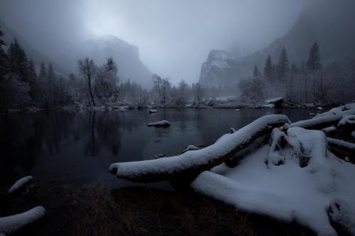 Yosemite, taken after a fresh snowfall