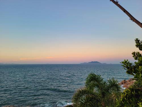 Golden hour on the Southern Brazilian coast