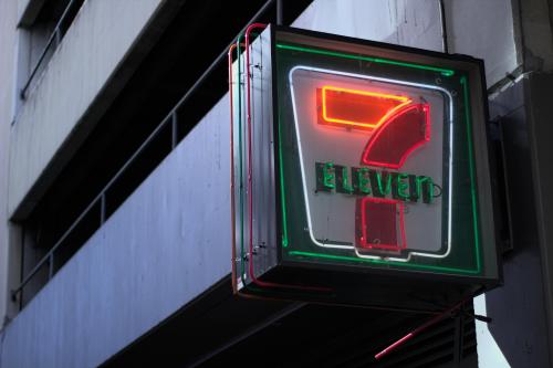 7-11 Neon Sign - Picture I took in Downtown Dallas TX