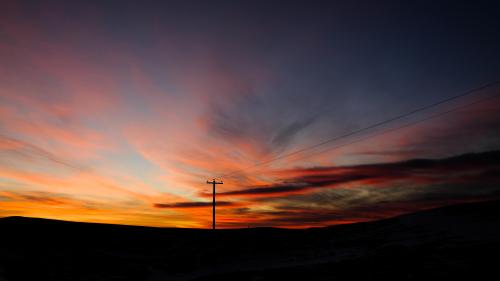 Prairie sunrise in Alberta, Canada
