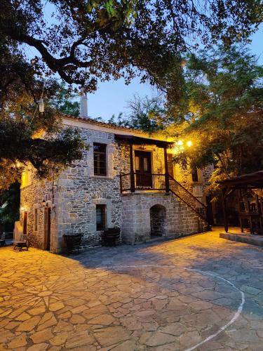 Parthenonas village in Greece, Sithonia