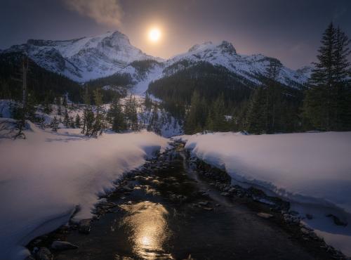 "Night Watch" - Canadian Rockies -