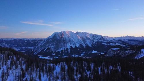 Grimming during sunset, Tauplitz, Austria