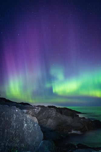 Northern Lights in Marquette, Michigan