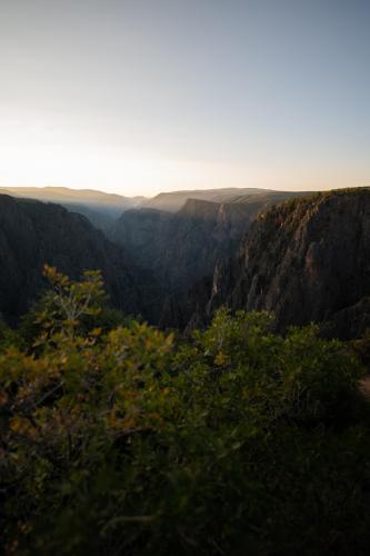 Sunrise at the Black Canyon of the Gunnison, Colorado