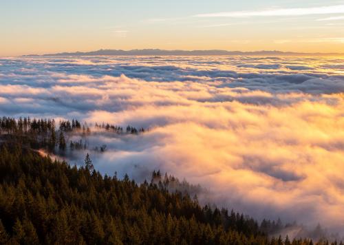 Cloudscape near Samish Bay, Washington