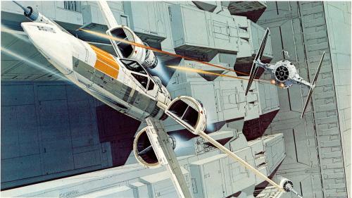 X-Wing Concept Art By Ralph McQuarrie