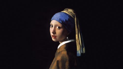 I made the girl with the pearl earring into a wallpaper