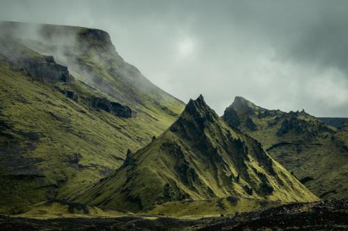 The mountain »Kurl« near the Kötlujökull glacier, Iceland