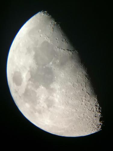 The Moon on the 9th February 2022 at 19:35 UTC