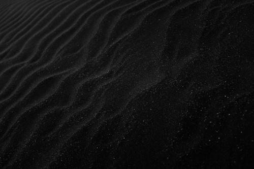 black sand