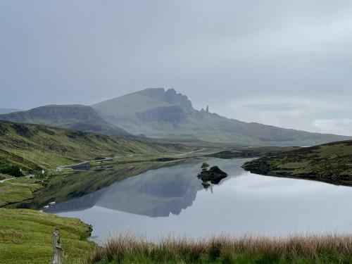 Loch on Isle of Skye, Scotland. Took this on my way to hike to Old Man of Storr last week.
