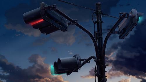 Traffic lights from Your Name