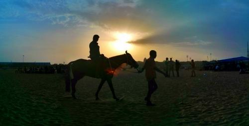 Marina Beach in India