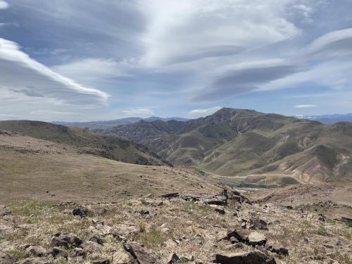 High in the Pah Rah mountains, directly east of Reno, NV