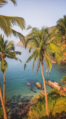 Beautiful beach at goa! India.