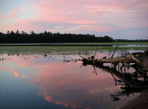 Dusk. Iron County, Wisconsin